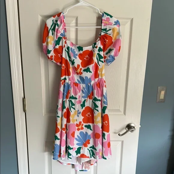 SHEIN Vacay Women Boho Holiday Floral
Red blue Orange Casual Dress Large NWT - Picture 3 of 9